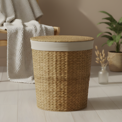 Straw Laundry Basket M
